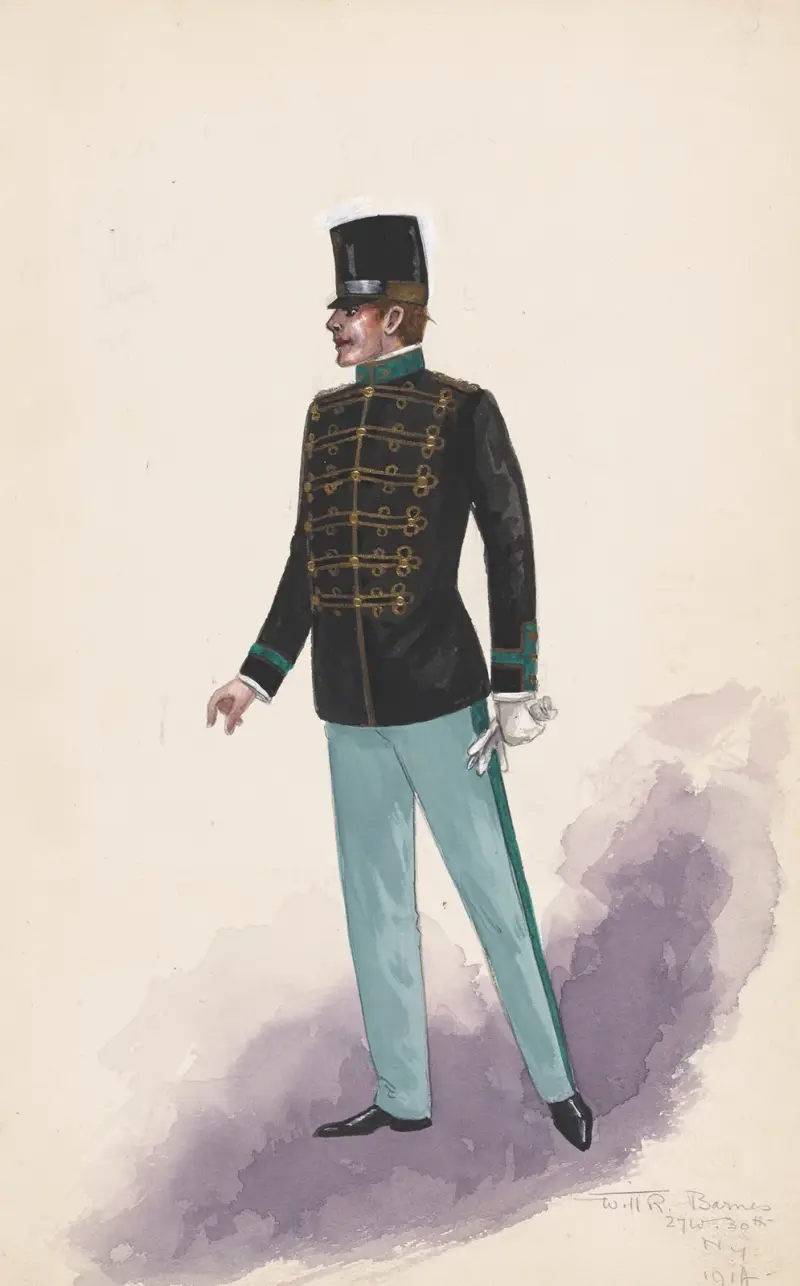 Officersdräkt av Will R. Barnes