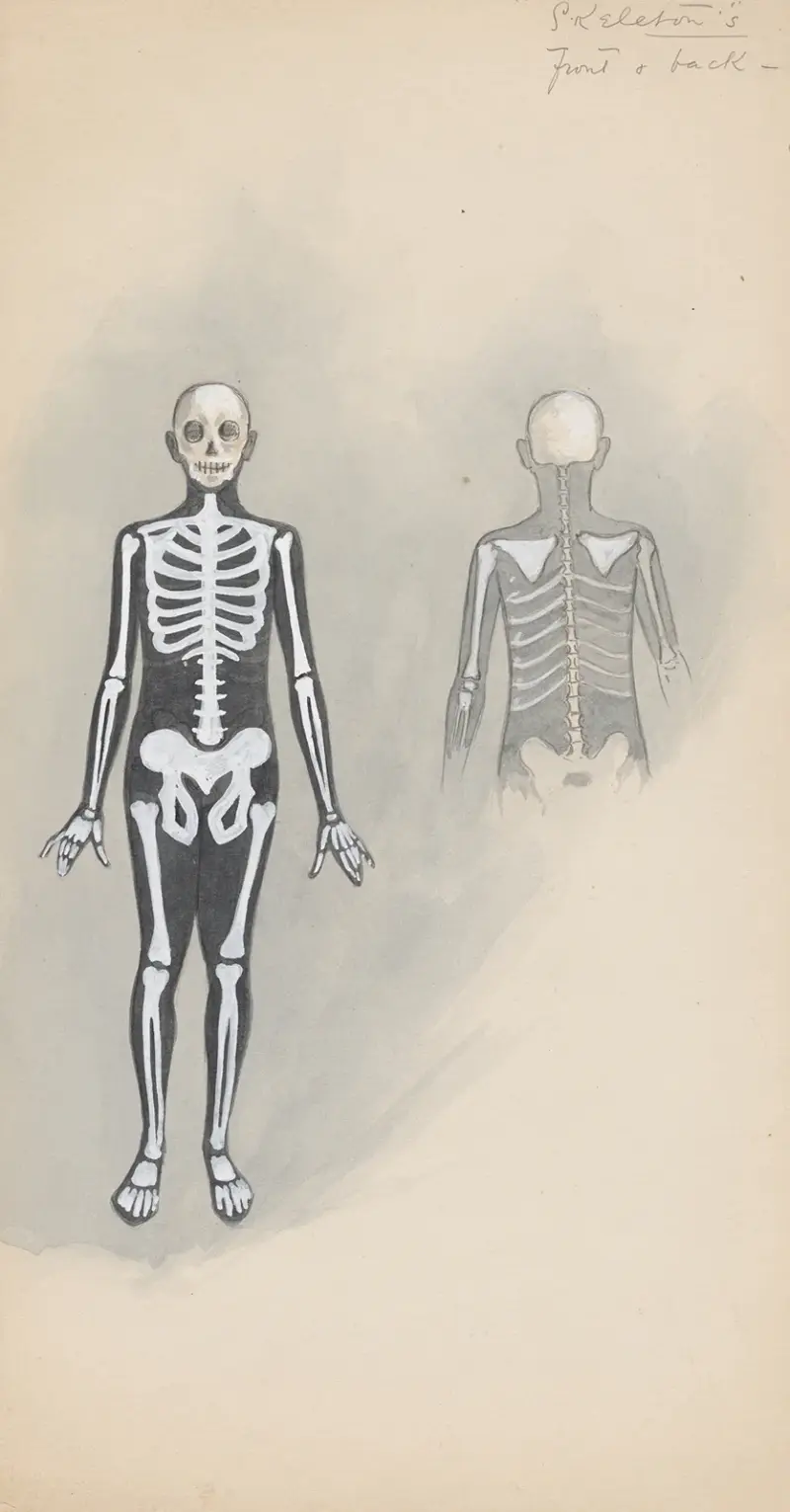 Skeletons – front & back av Will R. Barnes