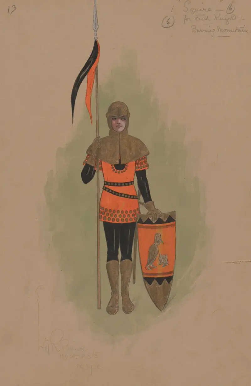 Squire for each Knight – Burning Mountain, Will R. Barnes
