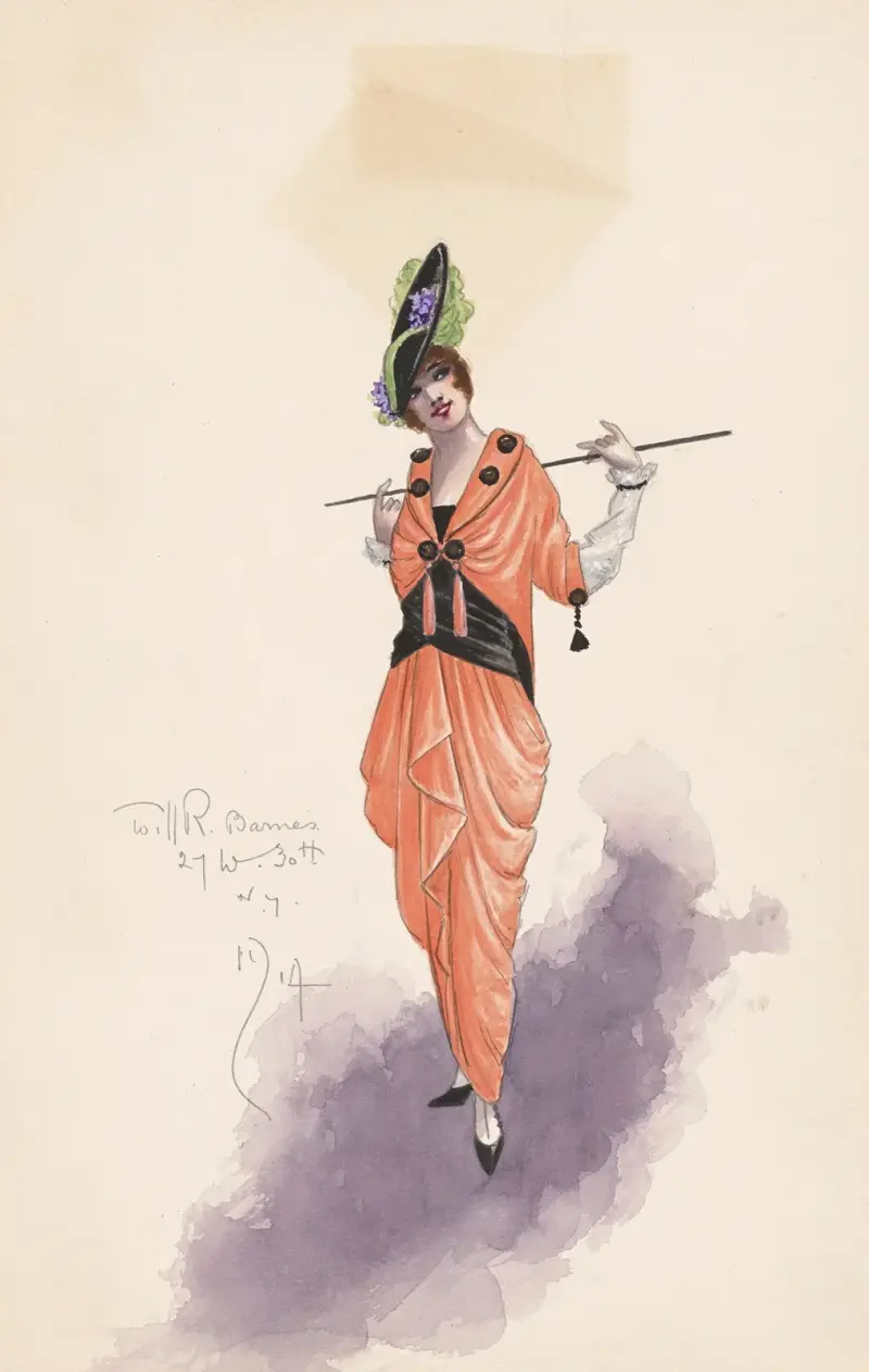 Strój damski, 1914 – nr 1, Will R. Barnes