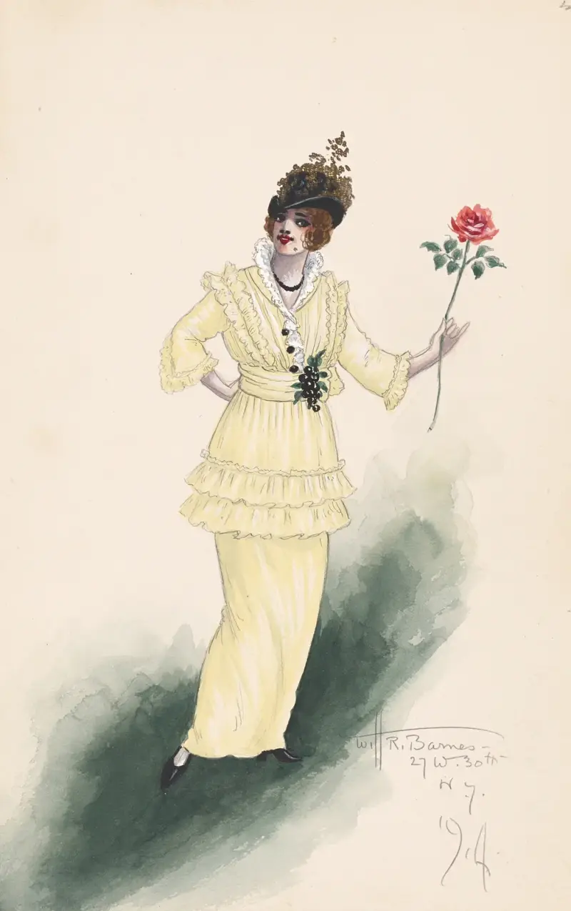 Kostium damski, 1914 – nr 6, Will R. Barnes