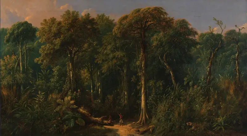 Javanese Jungle av Raden Saleh