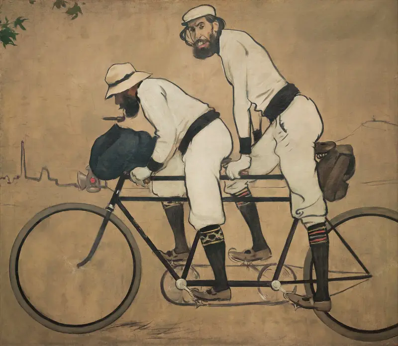 Ramon Casas And Pere Romeu On A Tandem av Ramón Casas