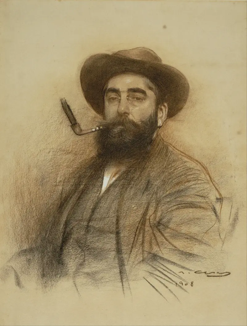 Autoportrét, 1908, Ramón Casas