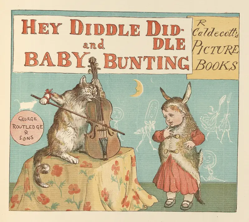 Hey Diddle Diddle and Baby Bunting Pl.1 av Randolph Caldecott