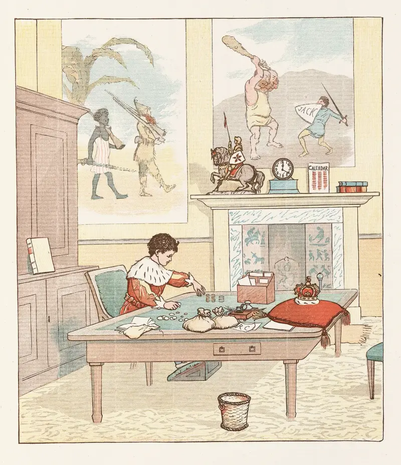 Sing a song for Sixpence Pl.6 av Randolph Caldecott