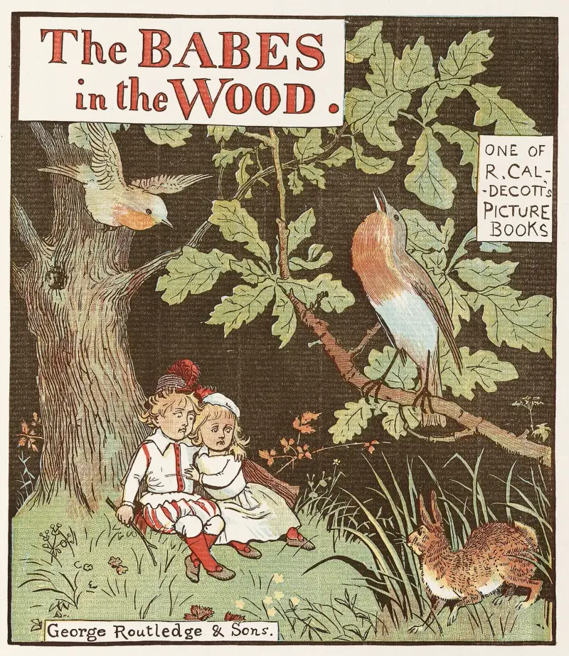 The Babes in the Wood Pl 01 av Randolph Caldecott