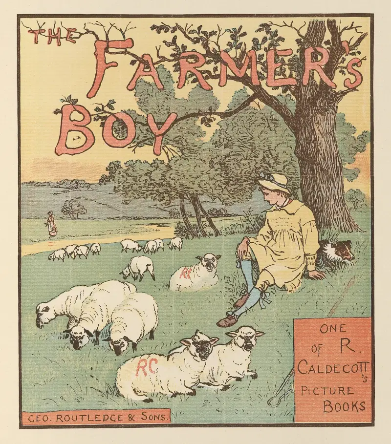 Der Bauernjunge, Tafel 1 von Randolph Caldecott