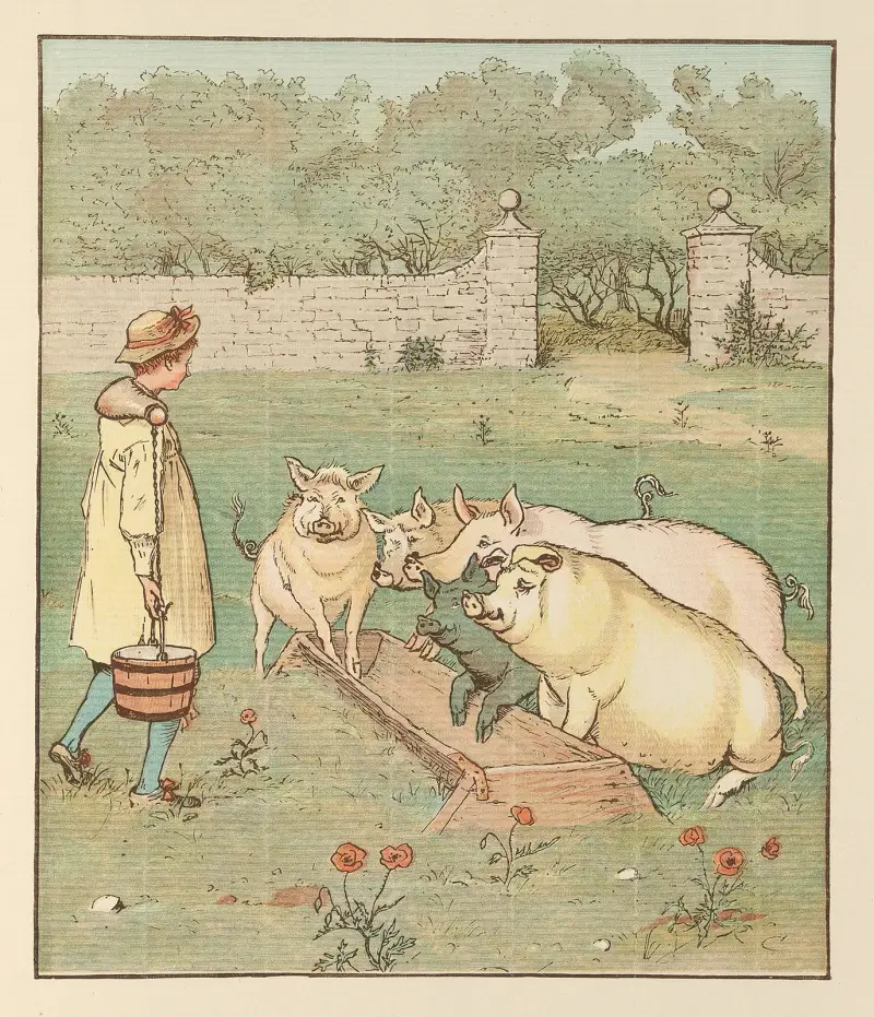 The Farmer’s Boy Pl.5 av Randolph Caldecott