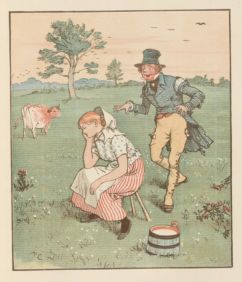 The House that Jack Built Pl.7 av Randolph Caldecott