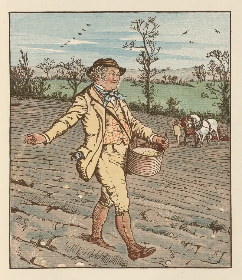 Das Haus, das Jack gebaut hat, Tafel 9 von Randolph Caldecott
