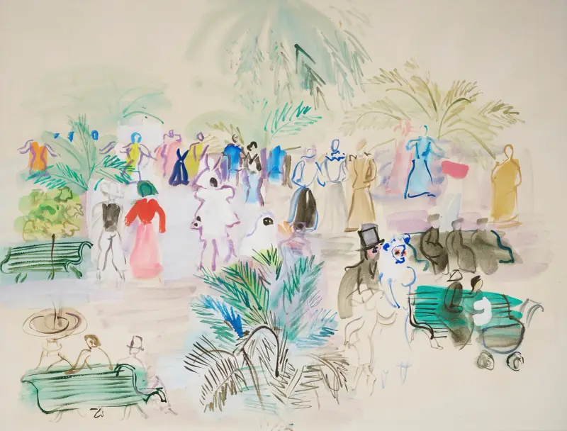 Maskeradbal i Perpignan av Raoul Dufy