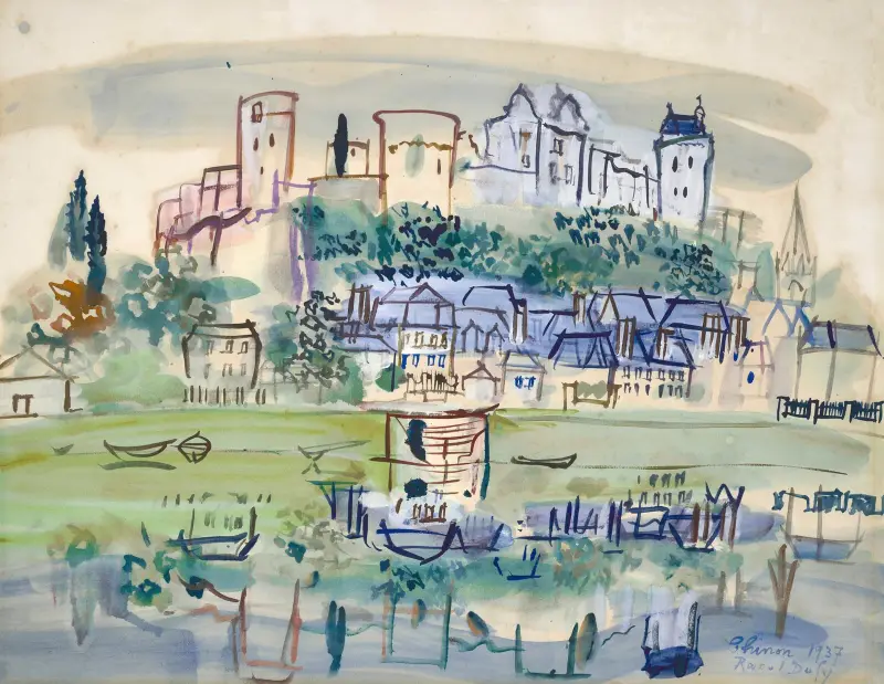 Chinon av Raoul Dufy