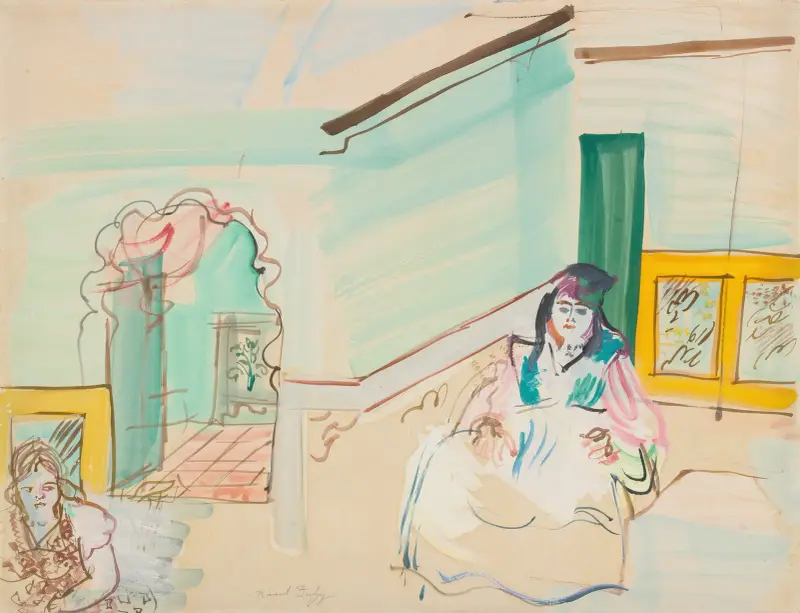 I ett marockanskt hem av Raoul Dufy