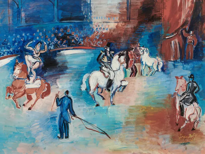 Fantaisie équestre av Raoul Dufy