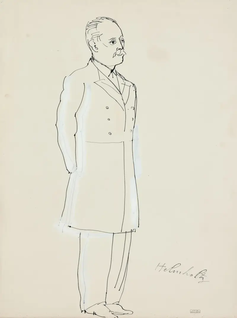 Hermann von Hermholtz, Etude pour La fée électricité av Raoul Dufy