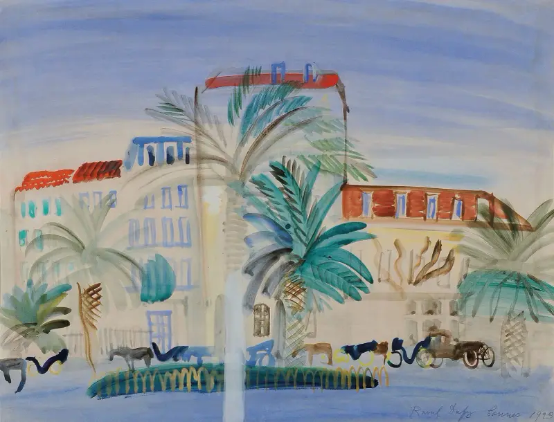 Hôtel à Cannes av Raoul Dufy
