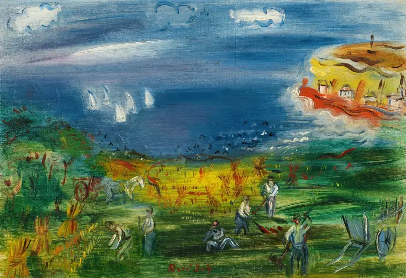 Viken vid Sainte-Adresse av Raoul Dufy