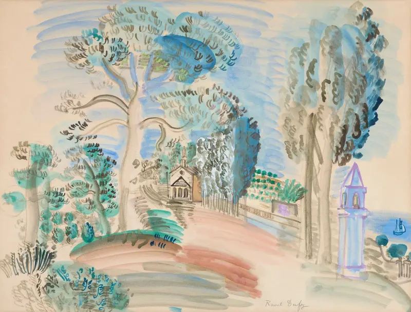 Kapellet i Golfe-Juan av Raoul Dufy
