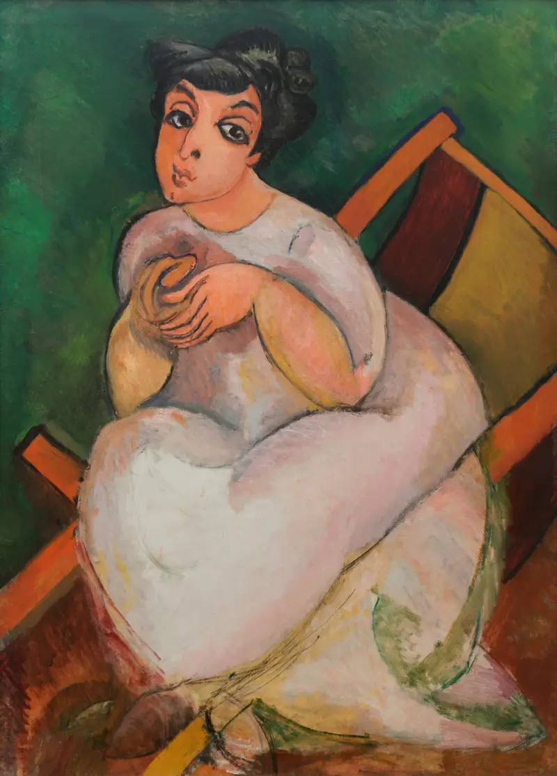 Damen i rosa av Raoul Dufy