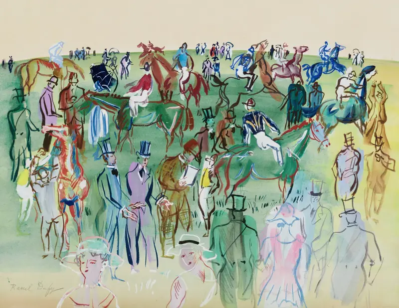 La Pelouse av Raoul Dufy
