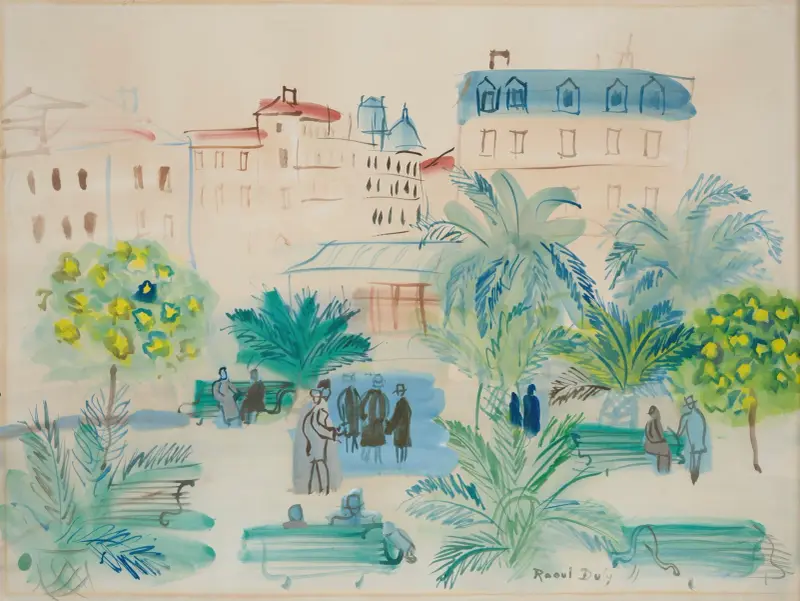 La Place Arago av Raoul Dufy