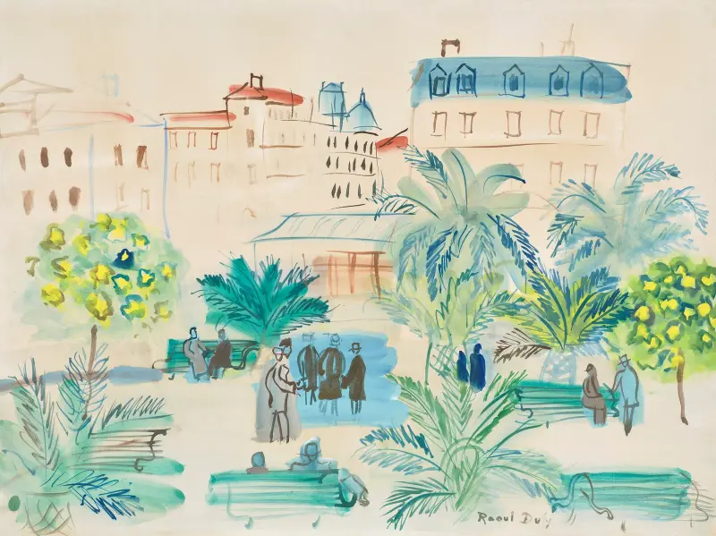 La place Arago av Raoul Dufy