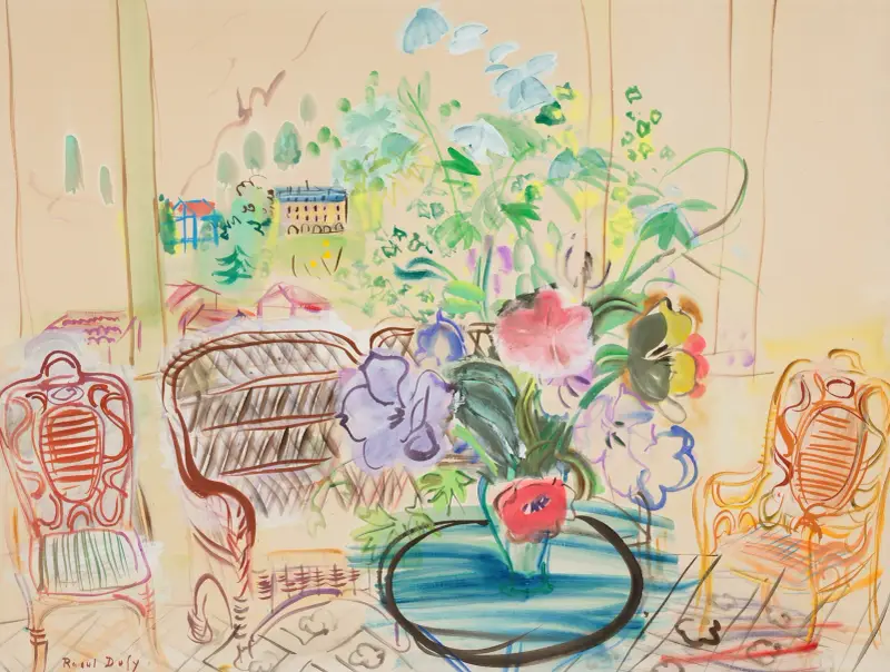 Weranda w Vernet-les-Bains, Raoul Dufy