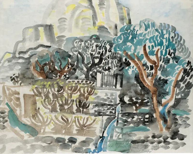 Le Baou de Saint-Jeannet av Raoul Dufy