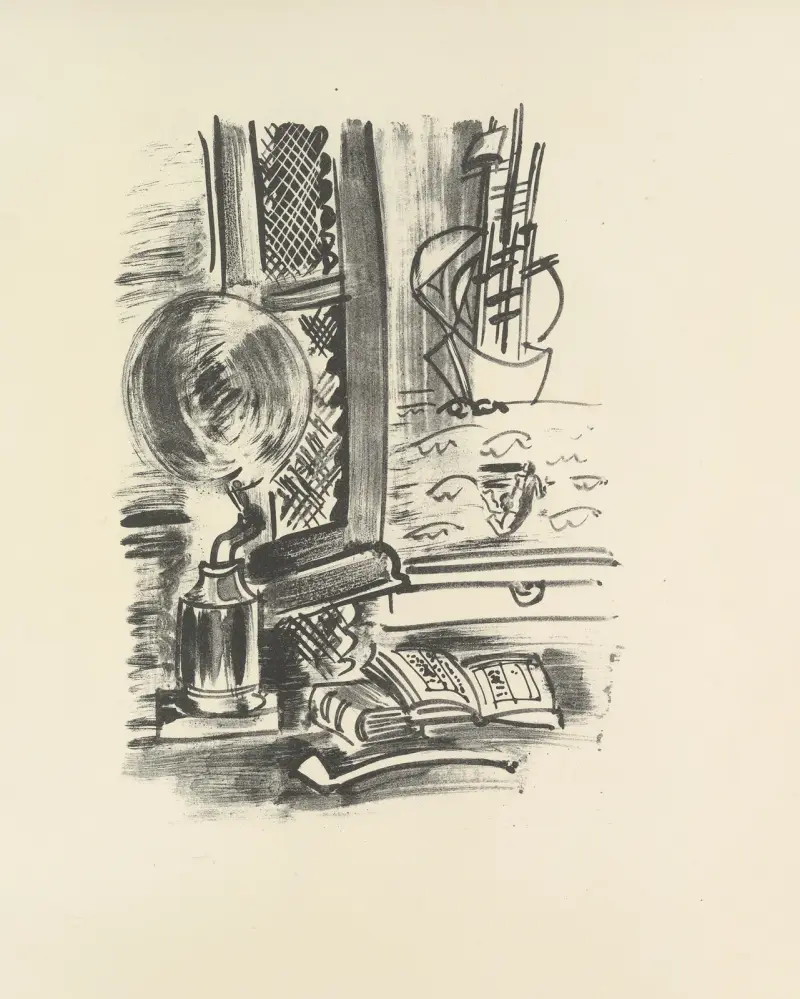Den mördade poeten pl. 01 av Raoul Dufy
