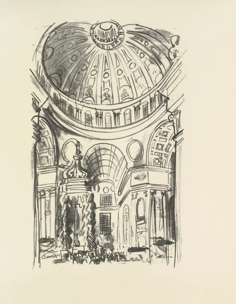Den mördade poeten Pl.05 av Raoul Dufy