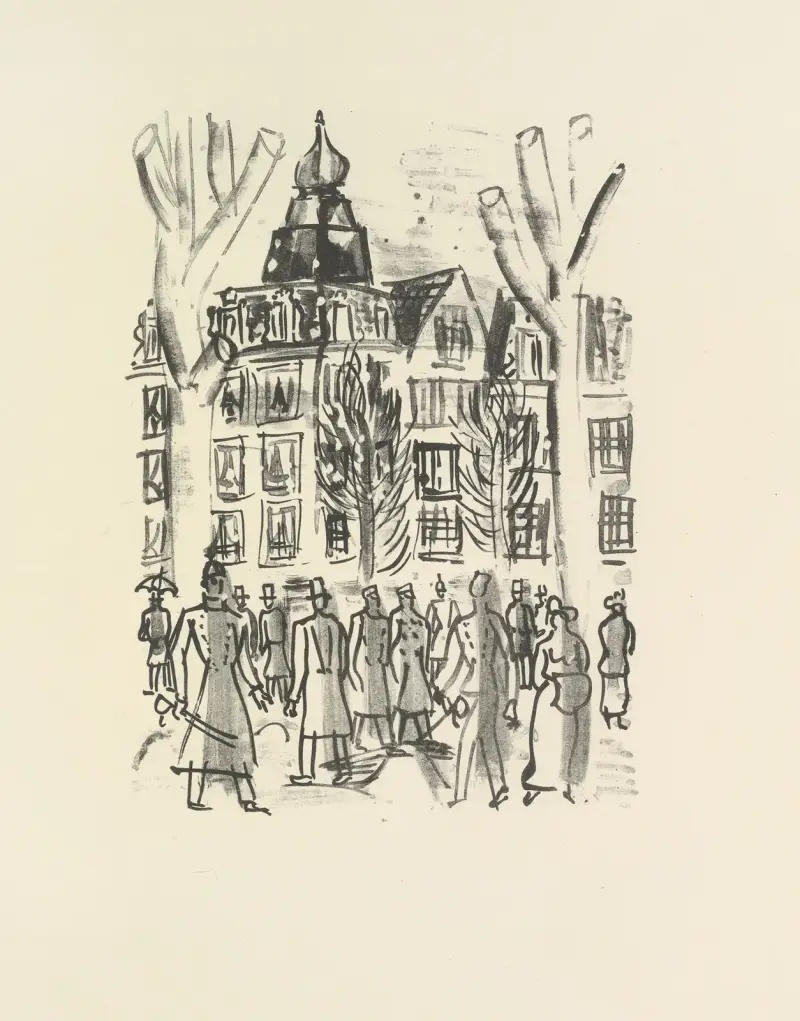 Den mördade poeten pl. 06 av Raoul Dufy