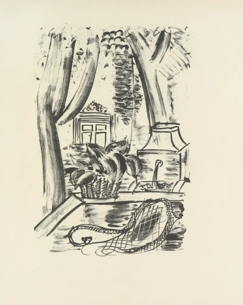 Den mördade poeten Pl.09 av Raoul Dufy