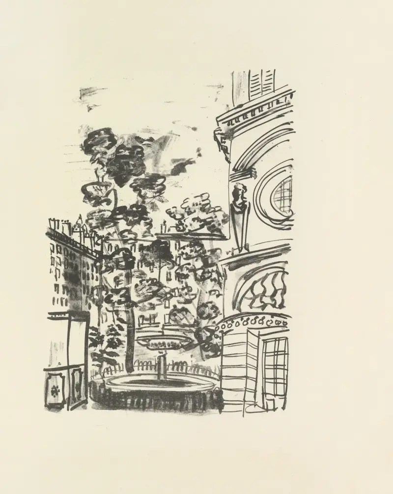 Den mördade poeten pl. 10 av Raoul Dufy