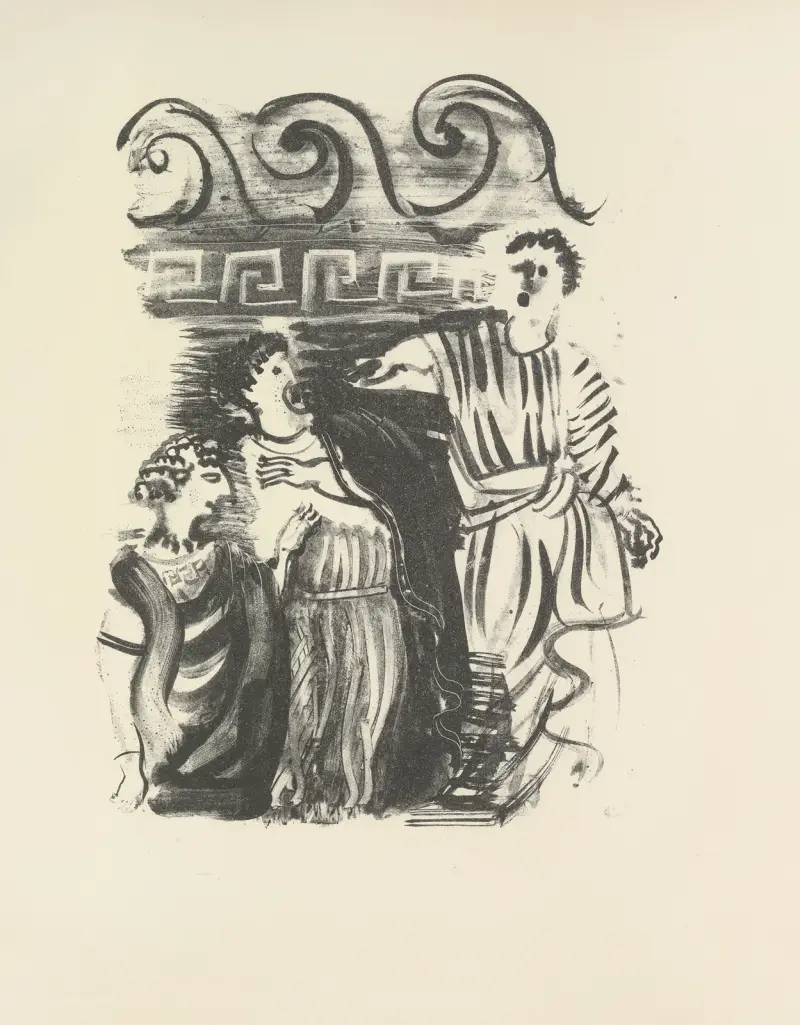 Den mördade poeten pl. 11 av Raoul Dufy