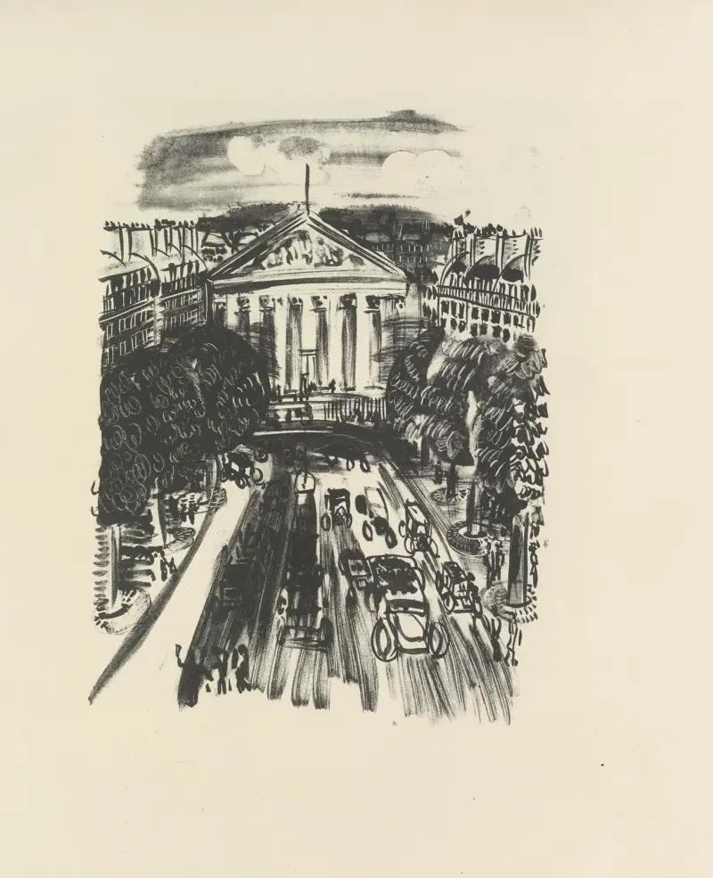 Den mördade poeten pl. 14 av Raoul Dufy