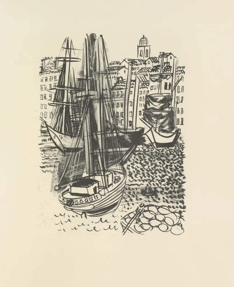 Den mördade poeten pl. 17 av Raoul Dufy