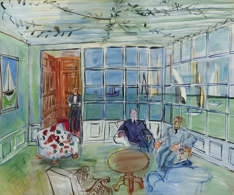 Le Royal Yacht Squadron, Cowes, Isle of Wight von Raoul Dufy