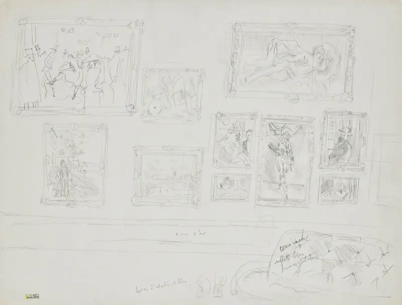 Le Salon de peintures av Raoul Dufy