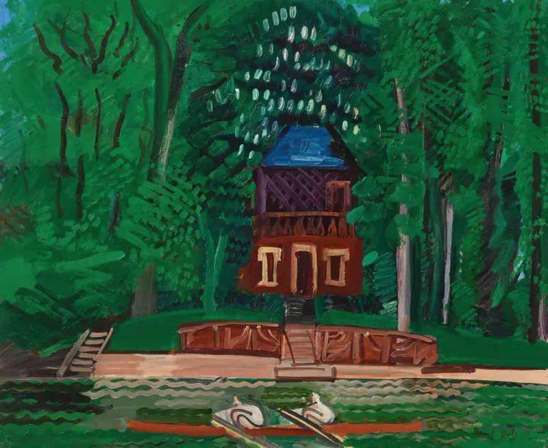 Les canotiers sur la Marne av Raoul Dufy
