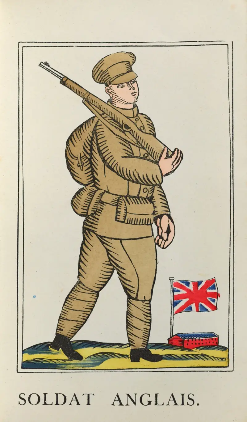 Engelsk soldat av Raoul Dufy