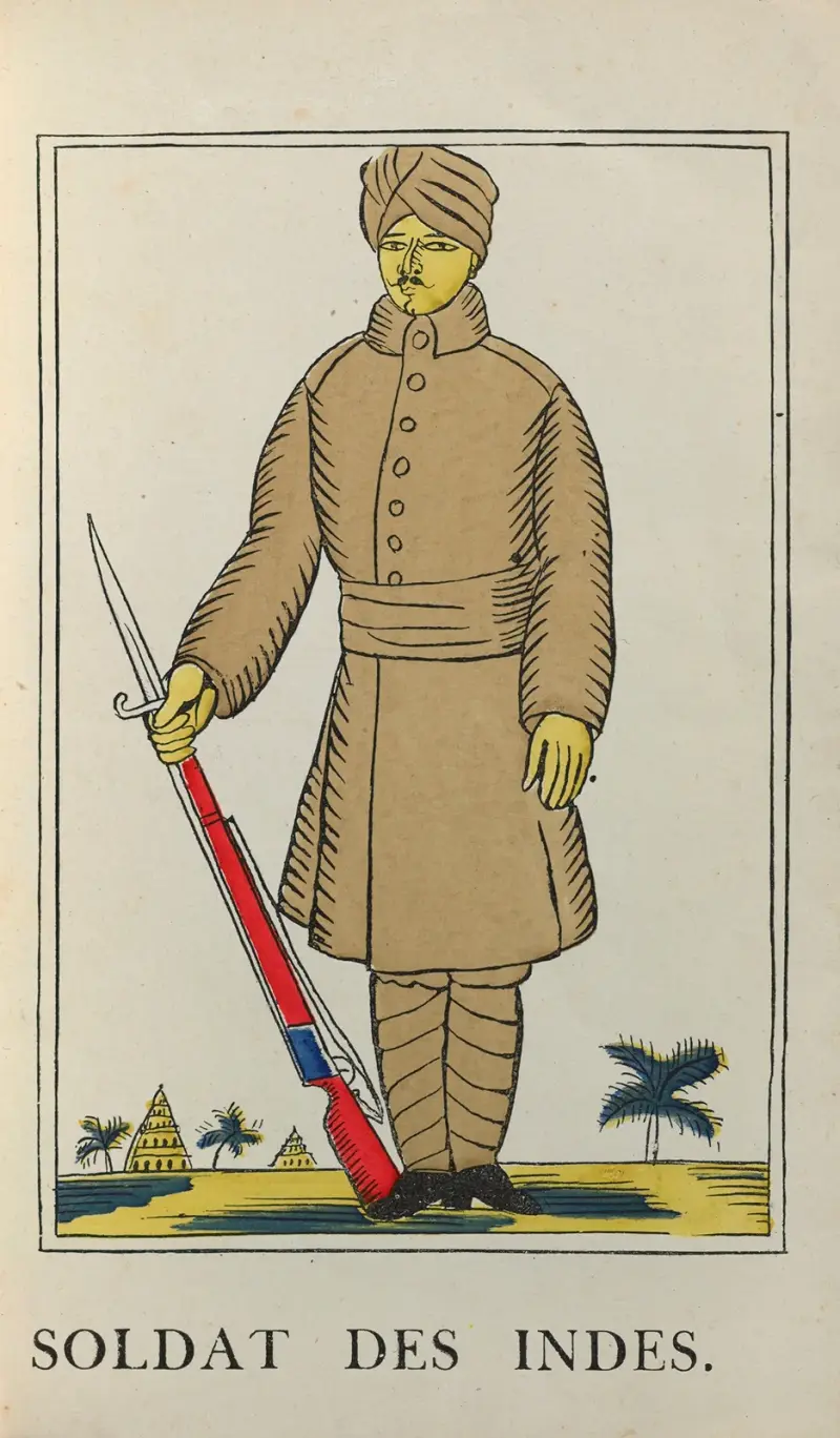 Indisk soldat av Raoul Dufy