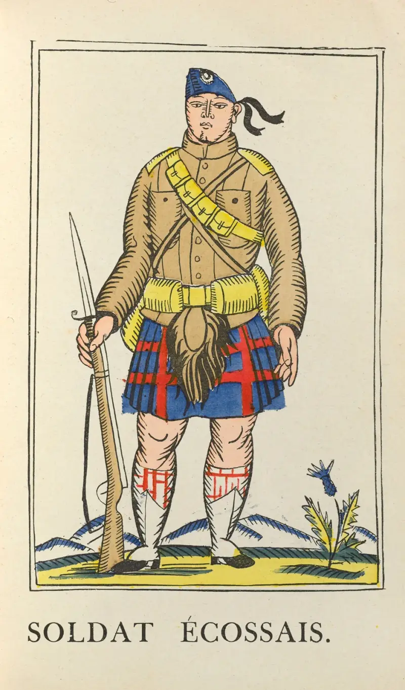 Skotsk soldat av Raoul Dufy