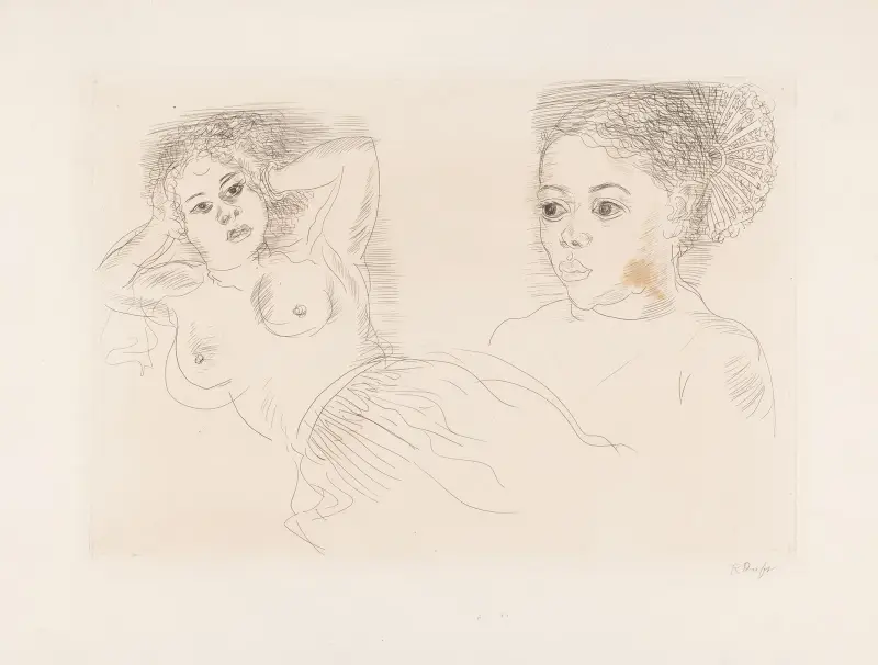 Studier av en kreol av Raoul Dufy