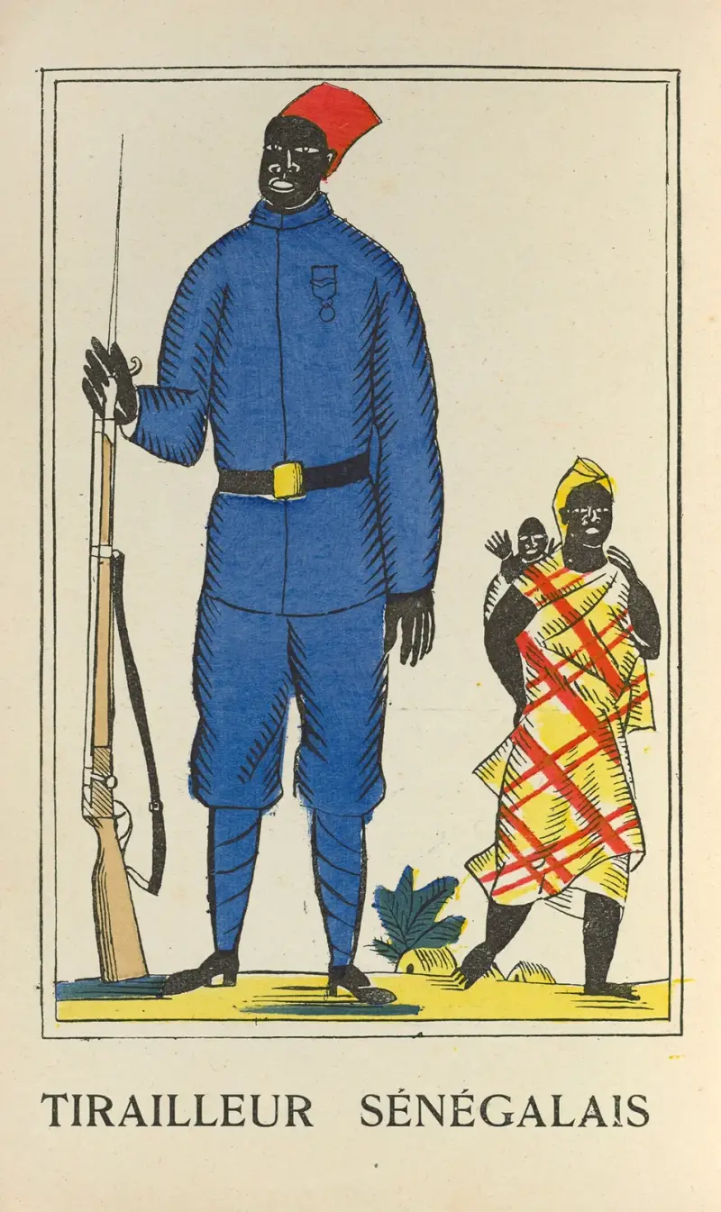 Tirailleur Sénégalais av Raoul Dufy