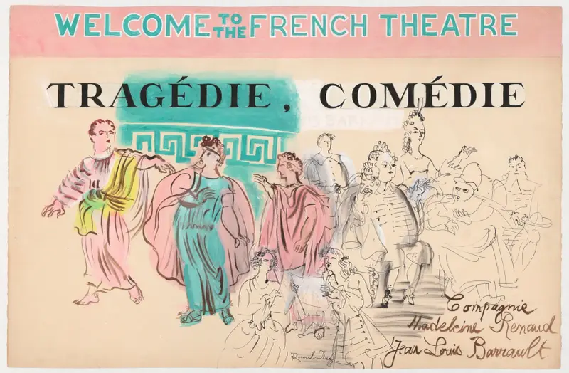 Tragédie-Comédie av Raoul Dufy