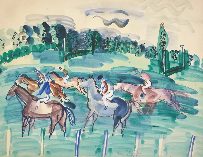 Mot avfärd av Raoul Dufy