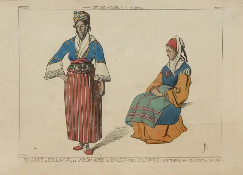 Bulgare de Collakia, et jardiniere de Balgia près Salonique av Raphaël Jacquemin