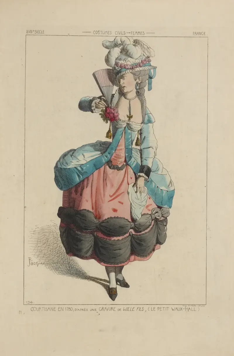 Kurtisane 1780 von Raphaël Jacquemin