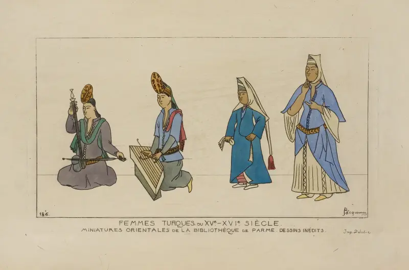 Femmes Turques du XVe-XVIe siècle. Miniatures orientales de la Bibliothèque de Parme, Raphaël Jacquemin
